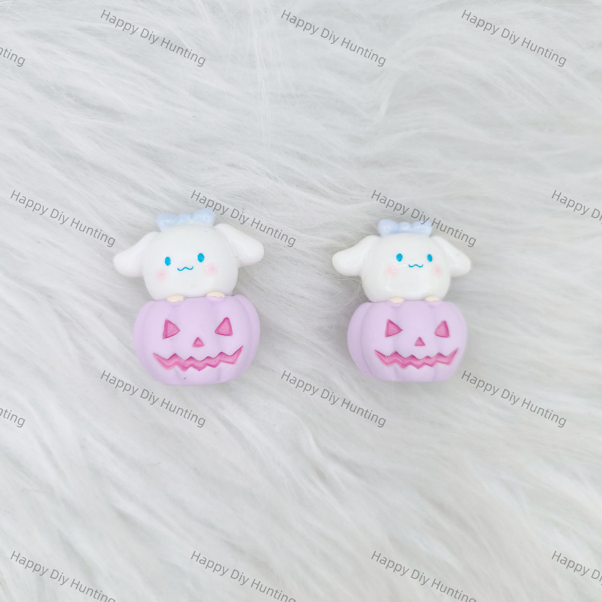 Cute Cinnamoroll And HK With Pumpkin Pen Topper