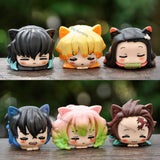 Cute Demon Slayer Sleeping Series Pen Topper(No Hole)