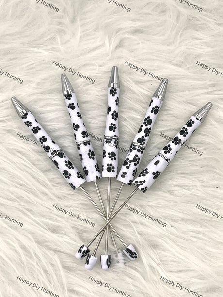 Cute Dog Paws Beadable pens bulk