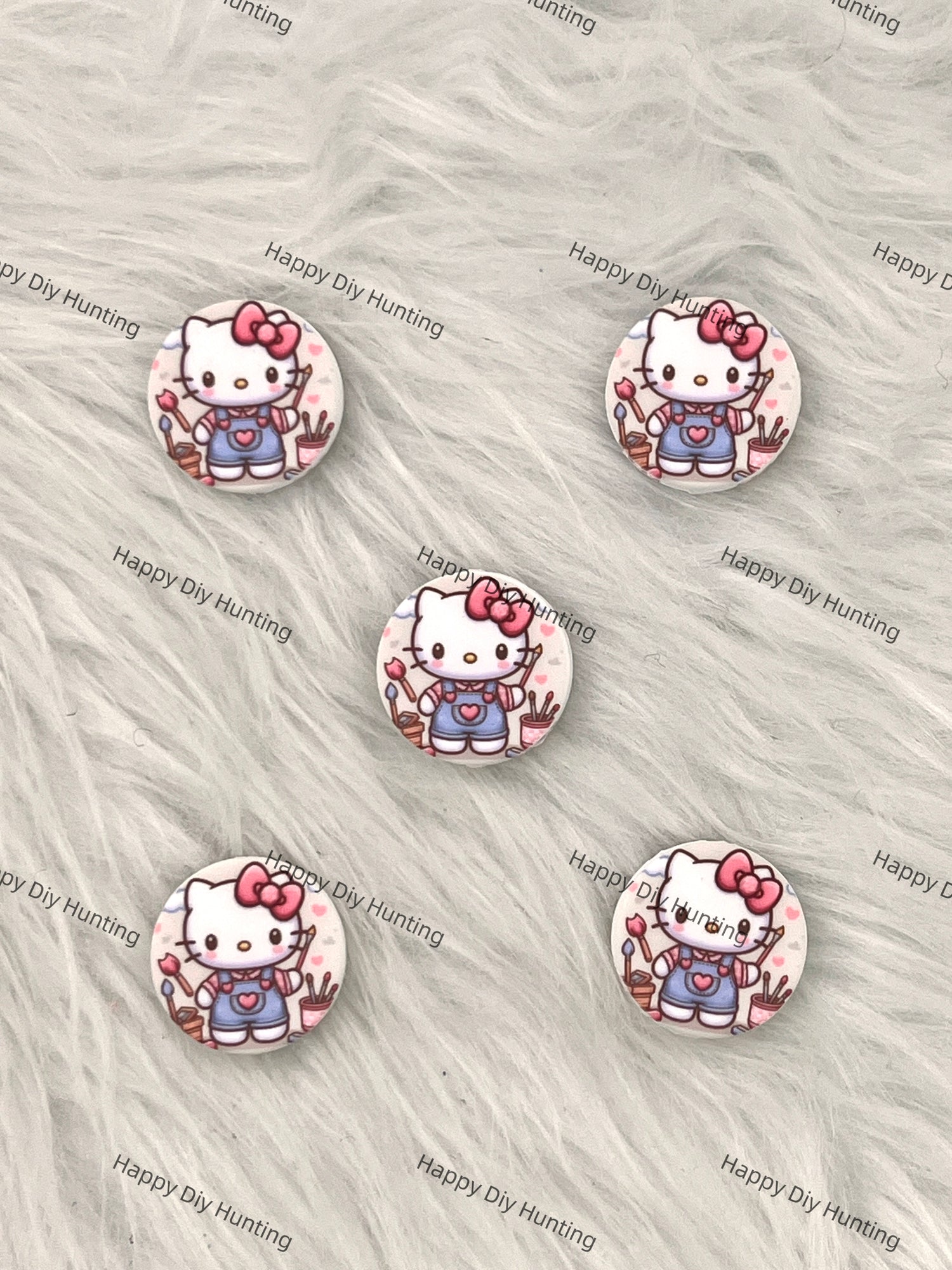 Cute Hello Kitty Silicone Focal Beads Wholesale, silicone focal beads for pens