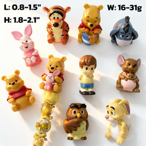 Cute Honey Bear And Friends No‑Hole Pen Toppers For DIY Beadable Pens