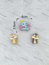 Cute Mouse Squirrel Elephant And Winnie Pen Topper