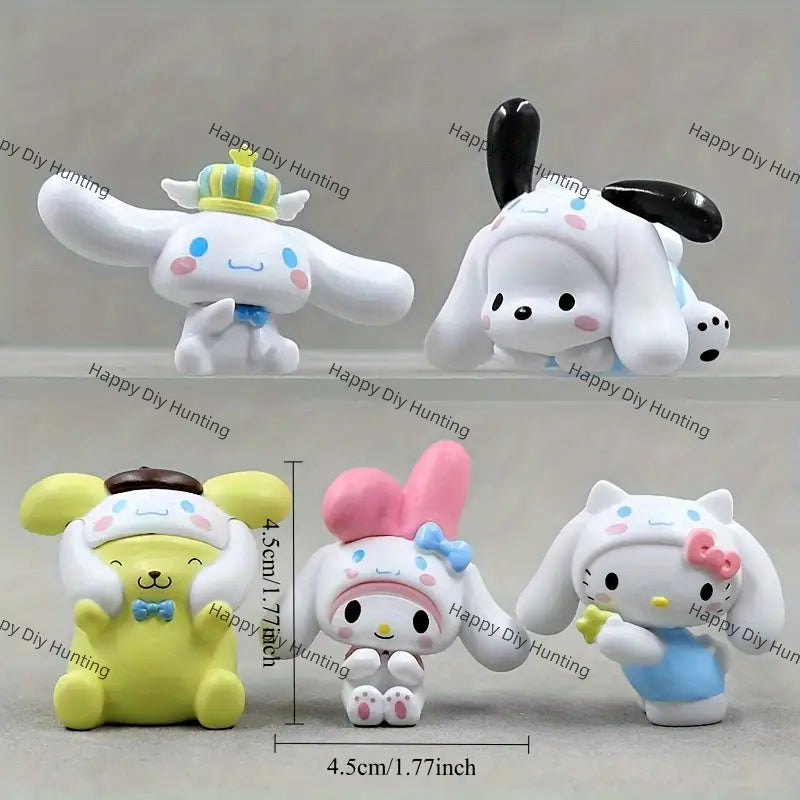 Cute Sansan Family with hats Pen Topper(No Hole)