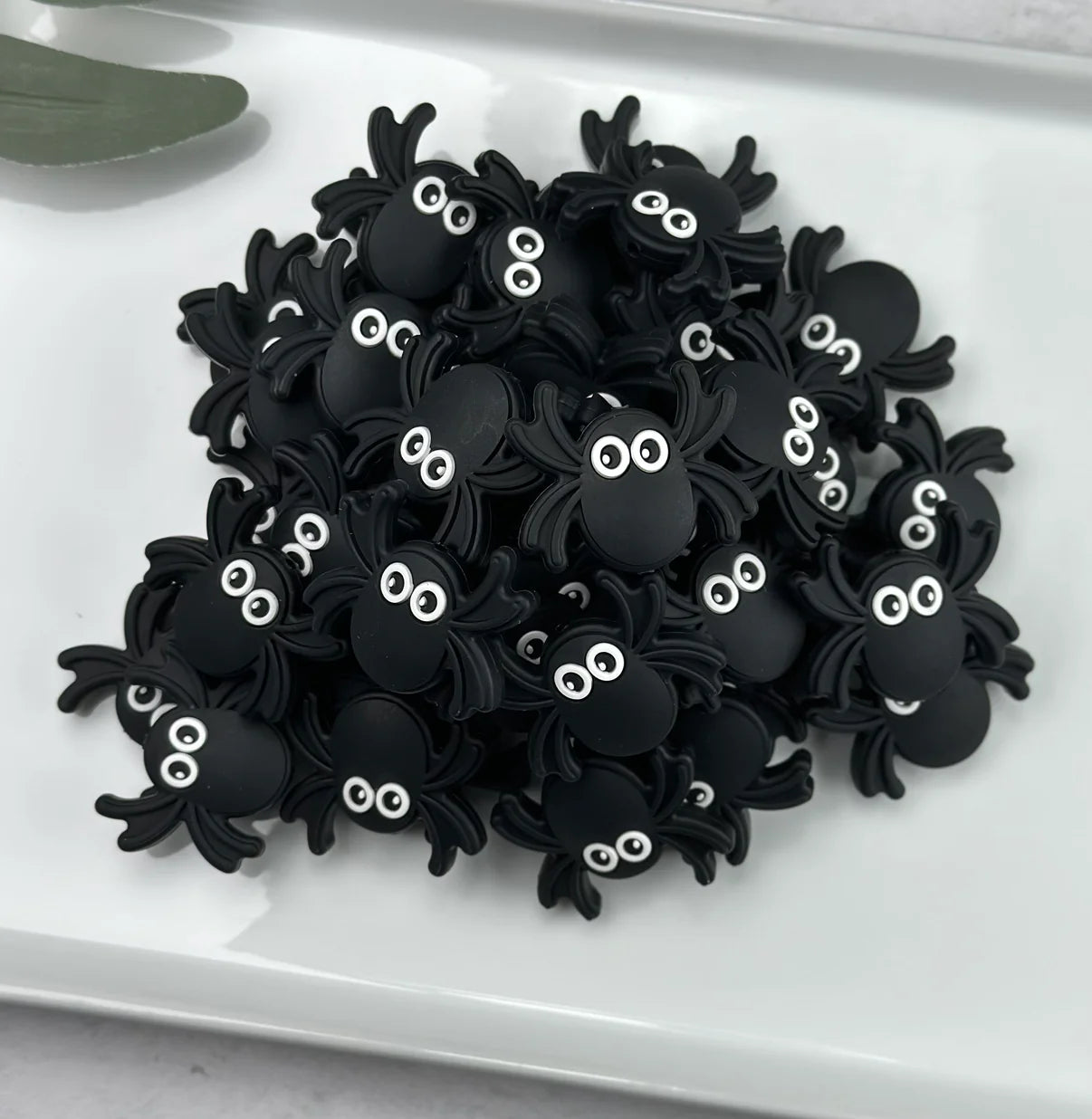 Cute Spider Halloween Silicone Focal Beads Wholesale for DIY Beadable Pens