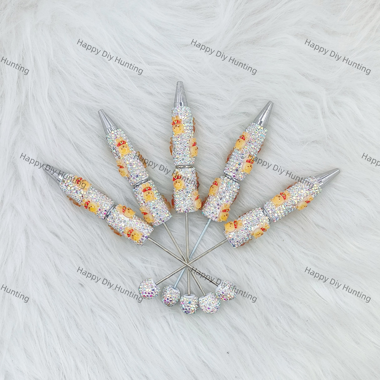 Cute Winnie Beadable pens bulk