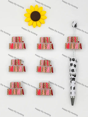 Handmade Beadable Pen with Girl Mama Silicone Beads