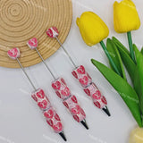 Fancy V*L Printed Pattern Beadable Pens Wholeasle,Beadable Pens Supplies