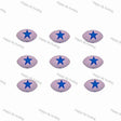 Dallas Cowboys silicone focal beads wholesale for beadable pens DIY NFL crafts