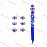 Dallas Cowboys silicone focal beads wholesale for beadable pens DIY NFL crafts2