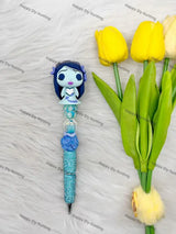 DIY Matching of Gothic Bride Pen Topper & Various Handmade Bead Accessories
