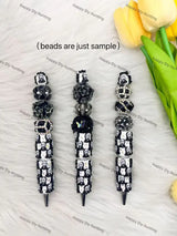 DIY Matching Combination of Printed Bead Pen & Handmade Bead Craft Parts