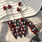 Devil Mask Rhinestone Beadable Pens Gothic Handmade Stationery