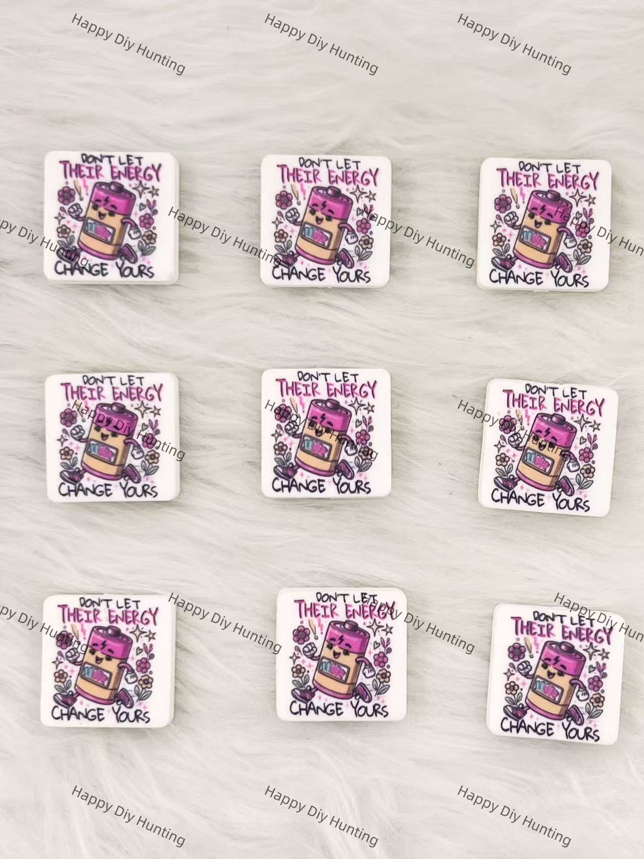 Don't Let Their Energy Change Yours Silicone Focal Beads Wholesale, silicone focal beads for pens