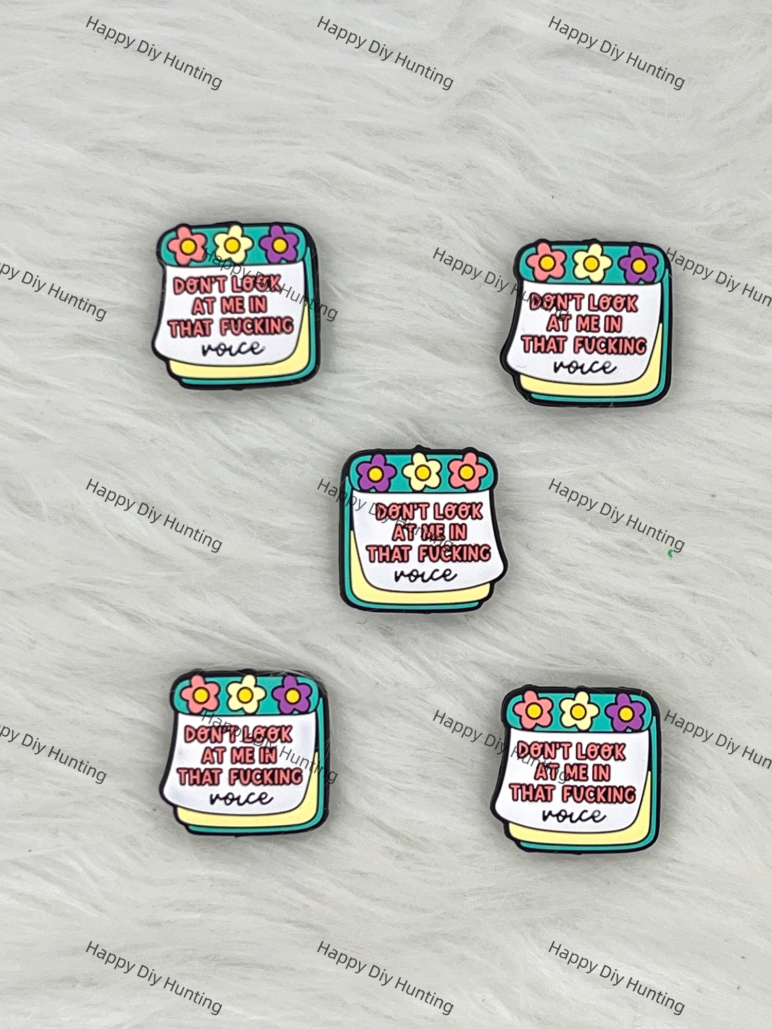 Don’t Look At Me In That Fucking Voice Silicone Focal Beads Wholesale, silicone focal beads for pens