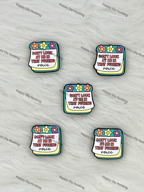 Don’t Look At Me In That Tone Silicone Focal Beads Wholesale for Pen DIY