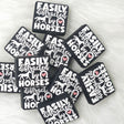 Easily distracted by horses Silicone Focal Beads