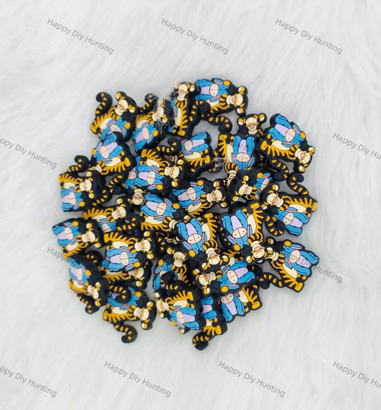 Eeyore And Tiger Silicone Focal Beads Wholesale, silicone focal beads for pens
