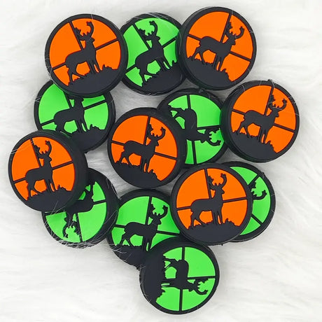 Elk Shadow Mixed Color Silicone Focals for Wildlife Beadable Pen Craft