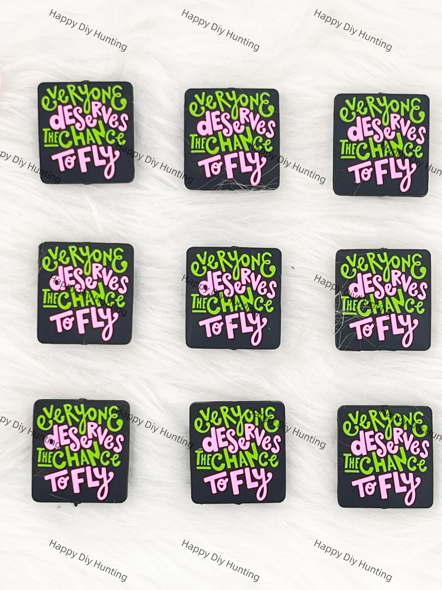 Everyone Deserves The Chance To Fly Silicone Focal Beads Wholesale, silicone focal beads for pens