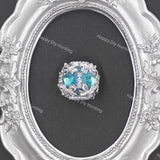 Silver Butterfly Rhinestone Heart Fancy Beads For DIY Beadable Pens