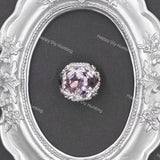 Silver Butterfly Rhinestone Heart Fancy Beads For DIY Beadable Pens