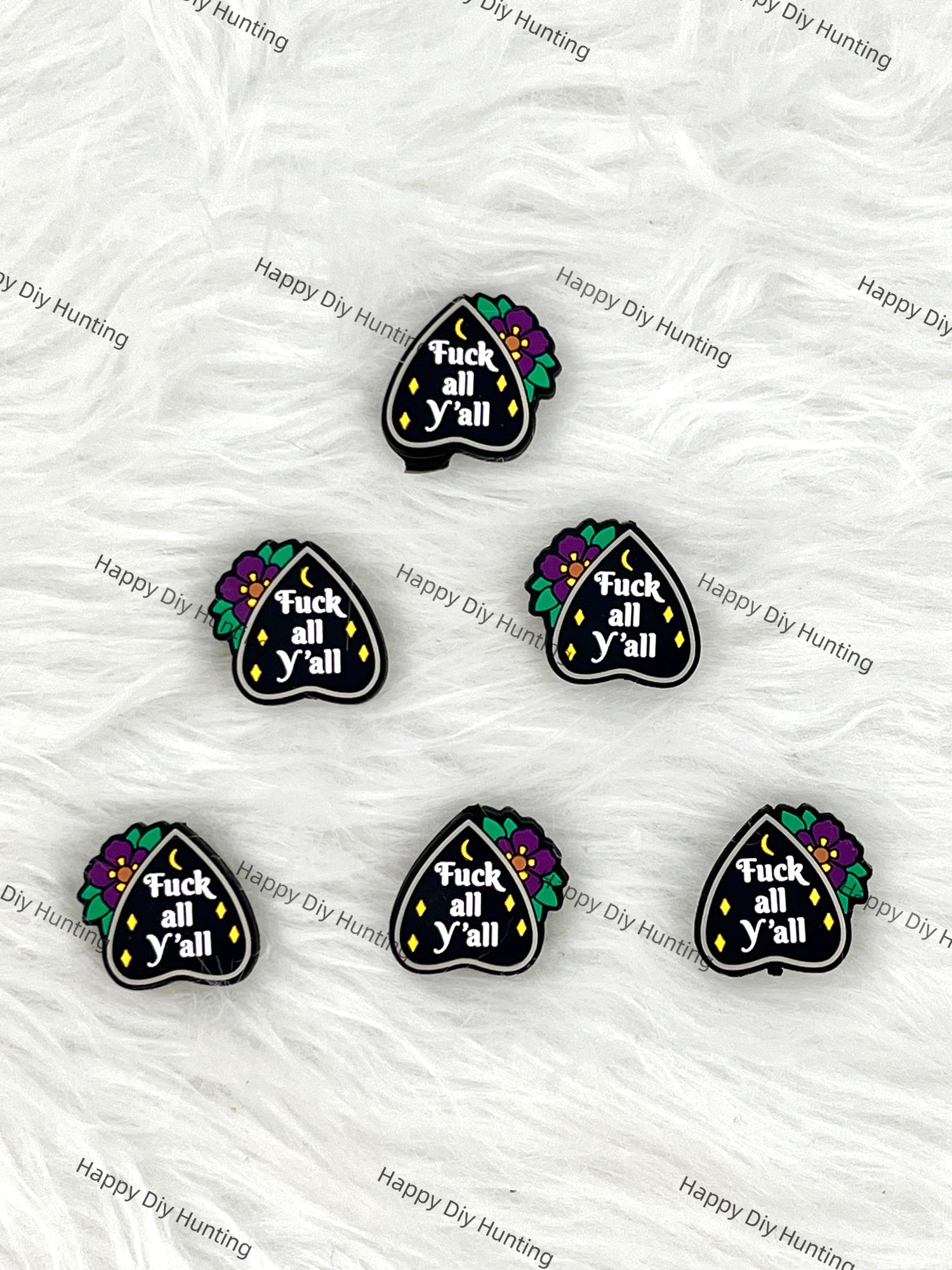 F*ck All Y'all Silicone Focal Bead