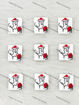 Fairytale Princess Apple Silicone Focal Beads Wholesale for Pen DIY