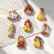 Fairytale Princess Belle Printed Acrylic Focal Beads for beadable pen & keychain DIY