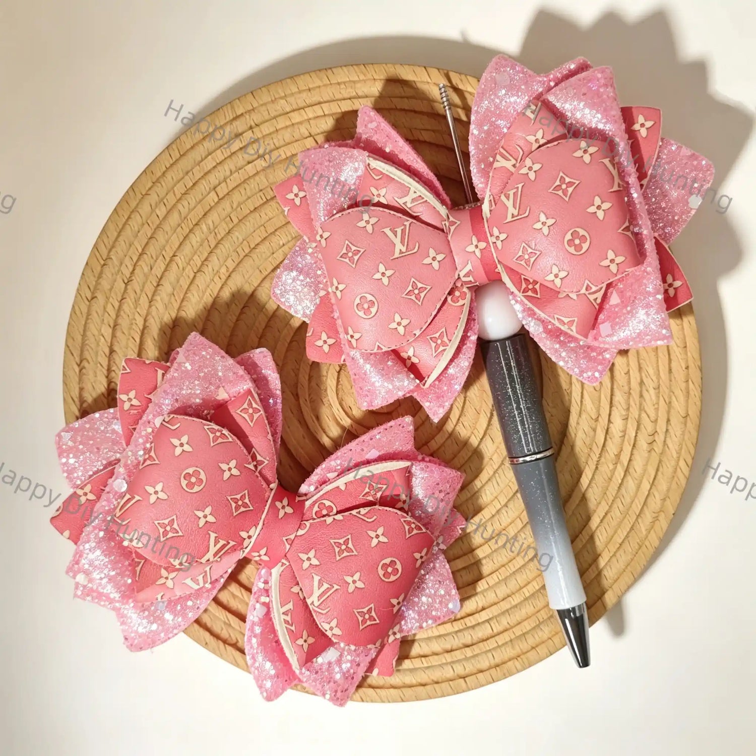 Fancy LV Bow Beads For DIY Beadable Pens2