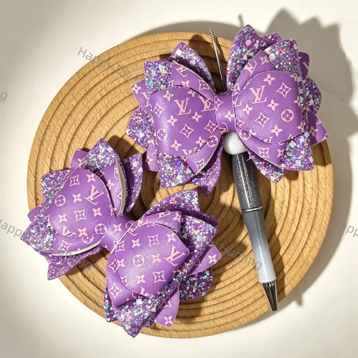 Fancy LV Bow Beads For DIY Beadable Pens3