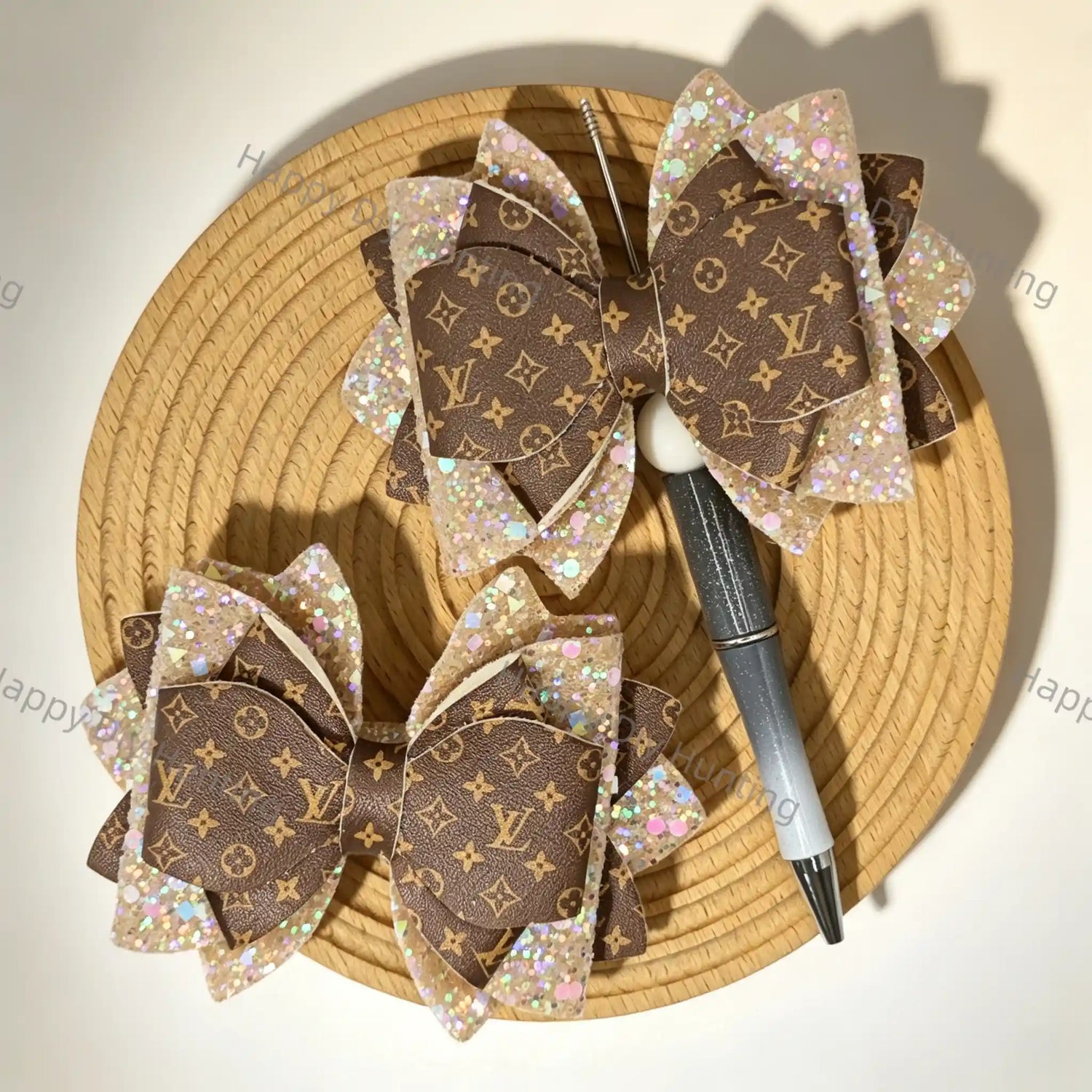 Fancy LV Bow Beads For DIY Beadable Pens4