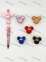 Fancy Mouse Head Acrylic Beads