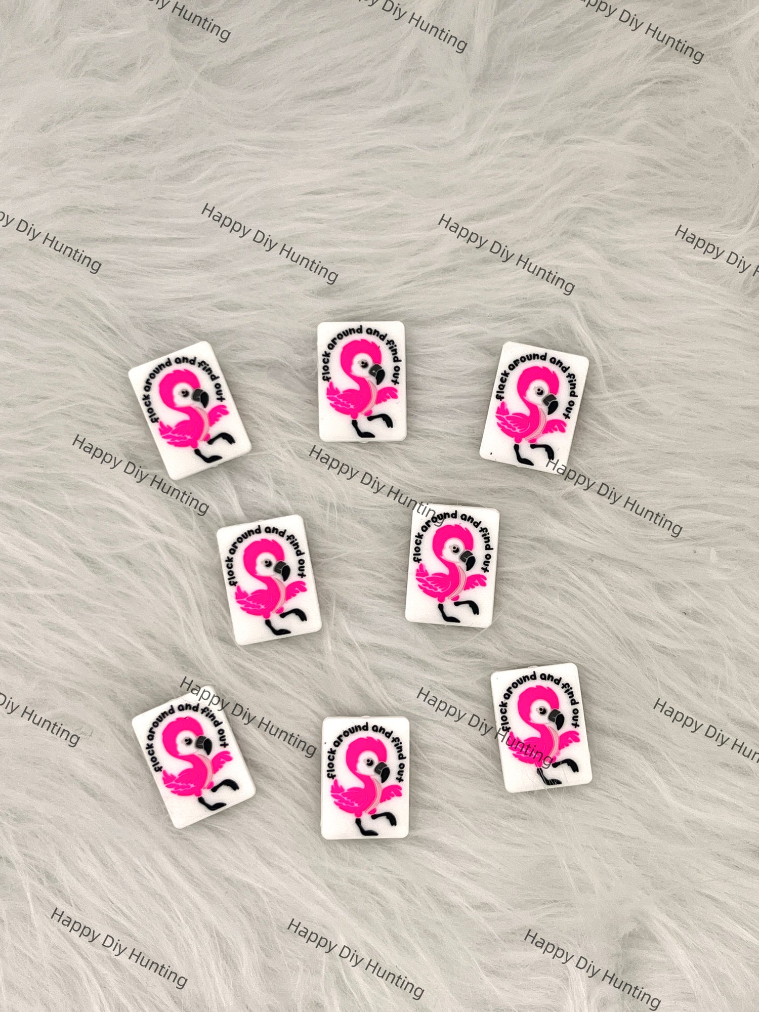 Flock around and find out Silicone Focal Beads