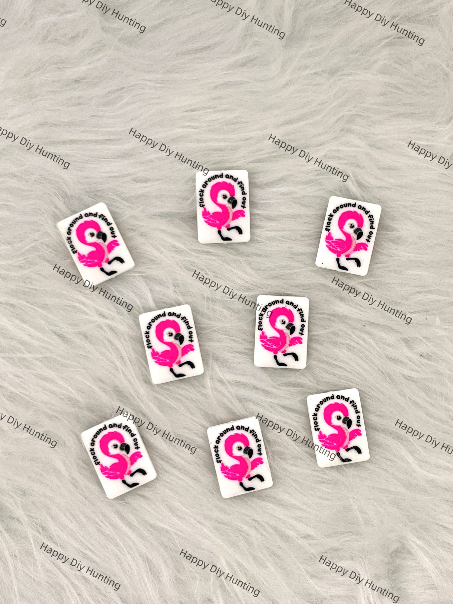 Flock around and find out Silicone Focal Beads