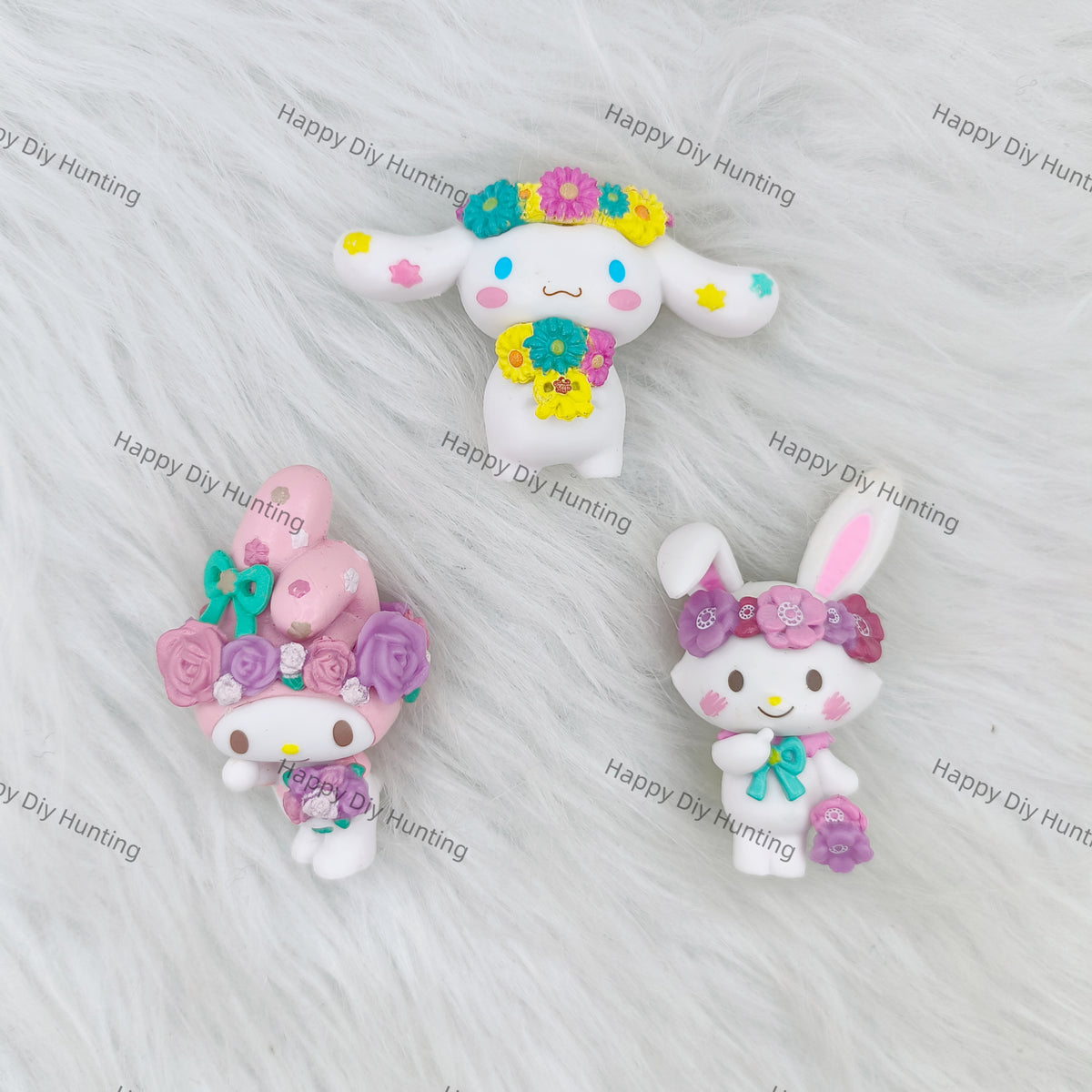 Flower-themed Sansan Family Series Pen Topper(No Hole)