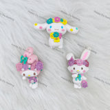 Flower-themed Sansan Family Series Pen Topper(No Hole)