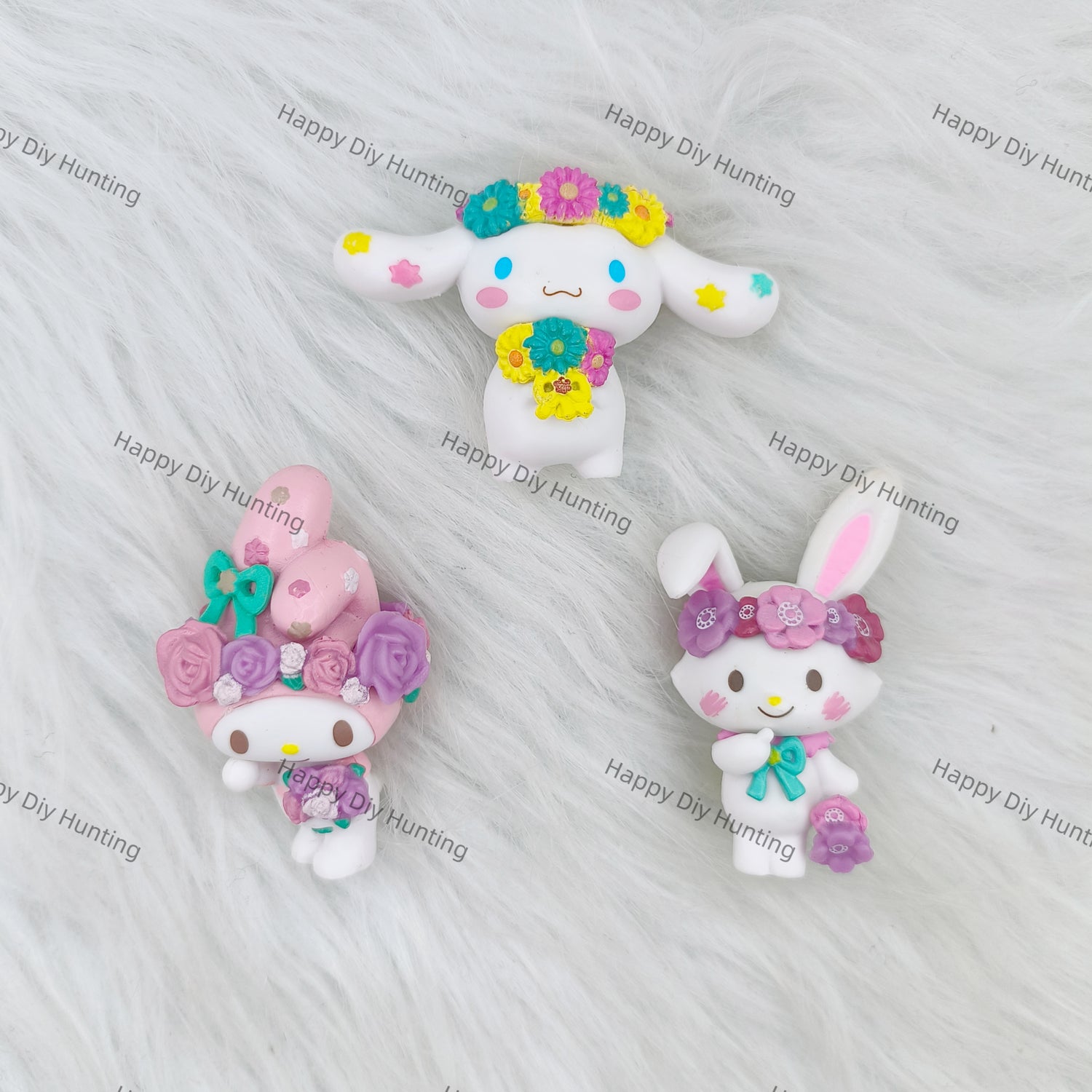 Flower-themed Sansan Family Series Pen Topper(No Hole)