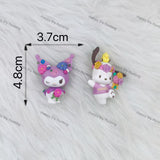 Flower-themed Sansan Family Series Pen Topper(No Hole)