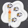 Flower Cute Ghost with Pumpkin Silicone Focal Beads for Halloween Beadable Pen DIY