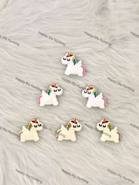 Flying Pretty Unicorn Silicone Focal Beads Wholesale