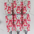 pre‑assembled fuchsia stacked 3D heart‑belly bear figurine beadable pens with glitter base and embedded sparkling rhinestones bulk sweet themed craft ballpoint pens
