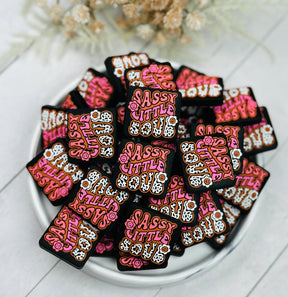 Sassy Little Soul Focal Beads, Funny Quote Focal Beads for Pens