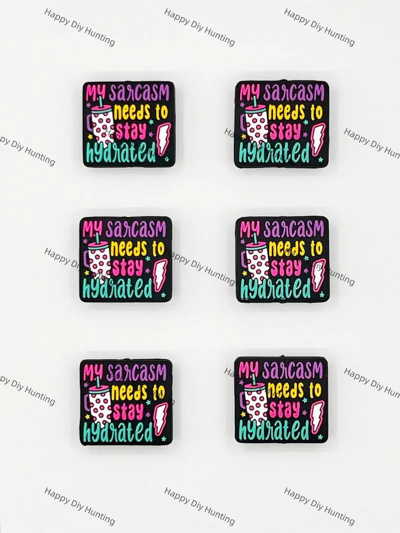 Funny Quote Silicone Focal Beads Wholesale for Pen DIY