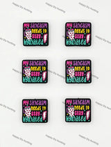 Funny Quote Silicone Focal Beads Wholesale for Pen DIY