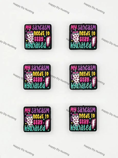 Funny Quote Silicone Focal Beads Wholesale for Pen DIY