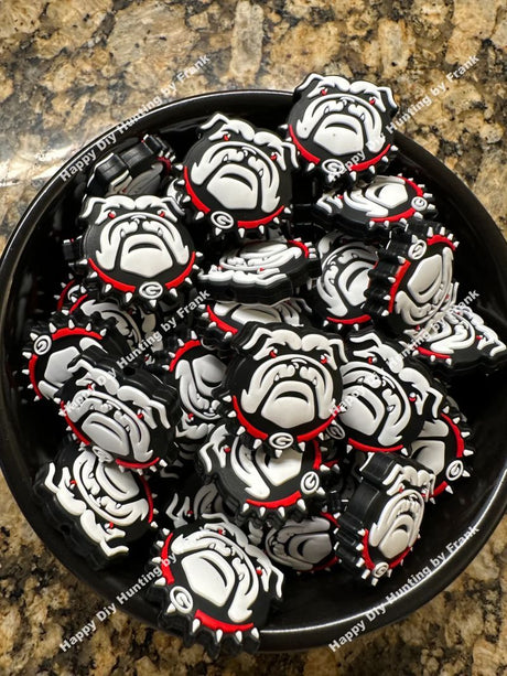 G Bulldog Silicone Focal Beads for Beadable Pens Wholesale