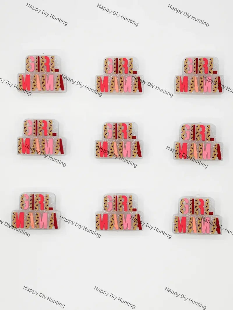 Girl Mama Silicone Focal Beads Wholesale for Pen DIY