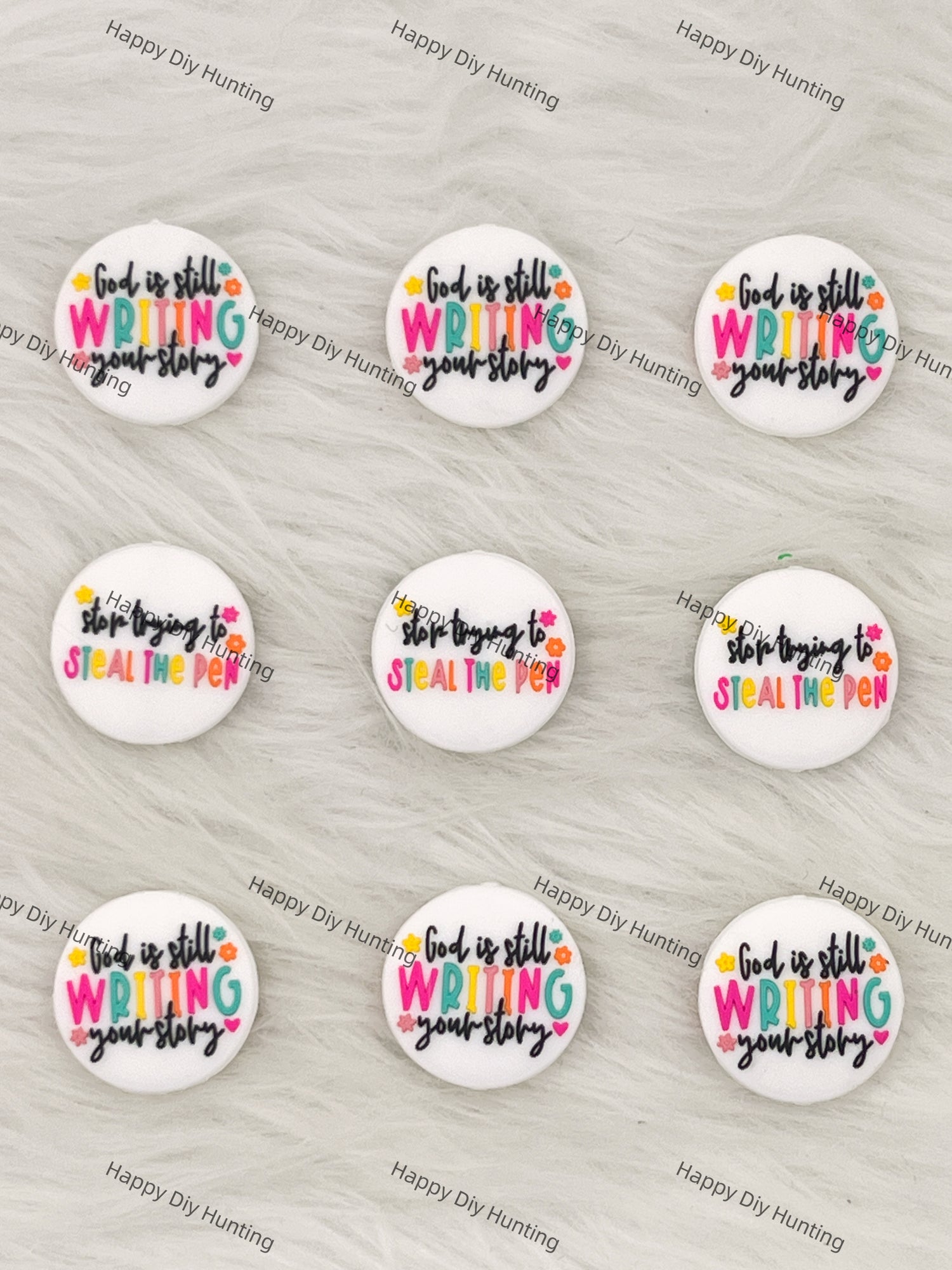 God Is Still Writing Your Story& Stop Trying  To Steal The Pen Silicone Focal Beads Wholesale, silicone focal beads for pens 