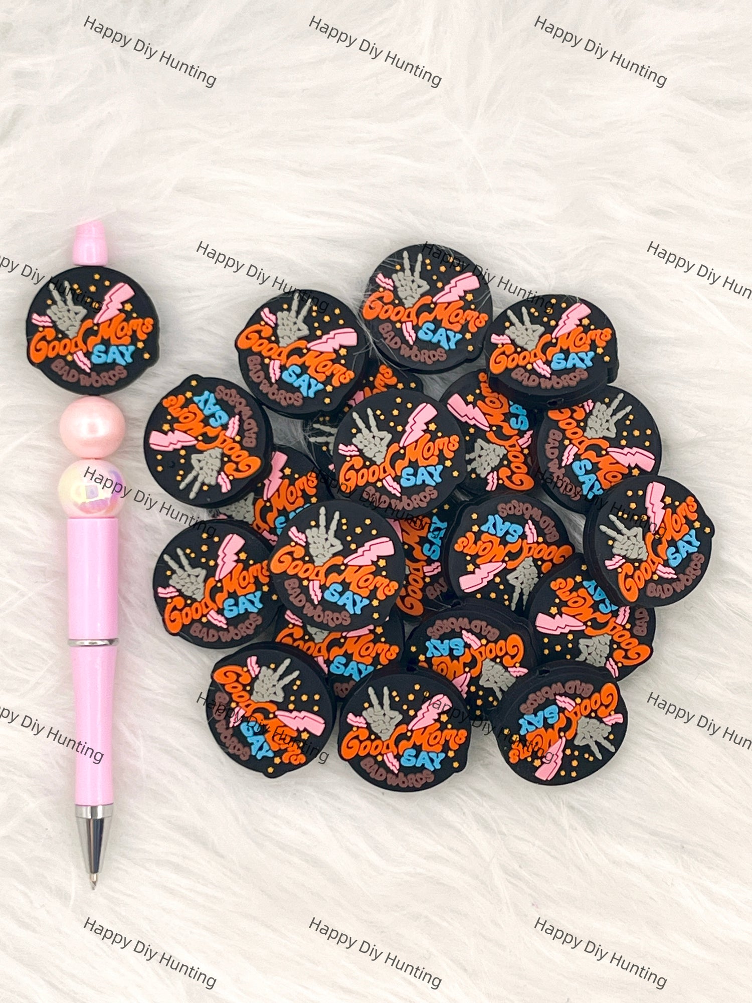 Good Moms Say Bad Words Silicone Focal Beads Wholesale