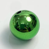 16mm, Metalic Finish Round Acrylic Beads